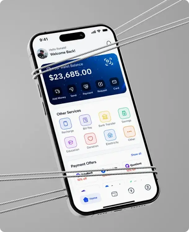 OvoPay mobile interface