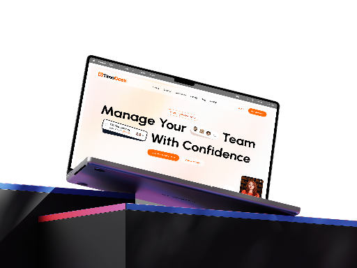 TimoDesk dashboard experience and brand interface